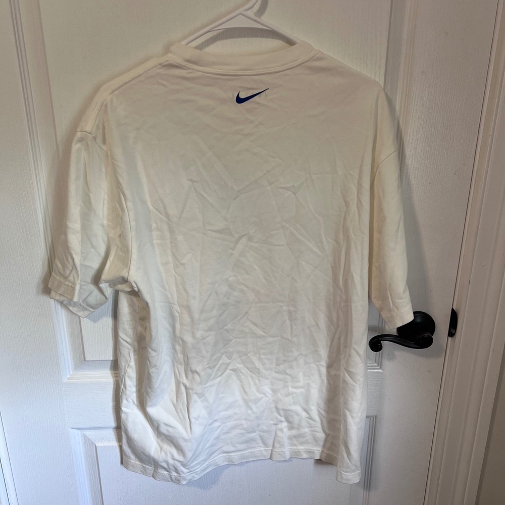 Jordan x Awake NY‎ Mens T-Shirt Sail Blue Jumpman Logo FV9913-133 Size M NEW - Picture 4 of 16